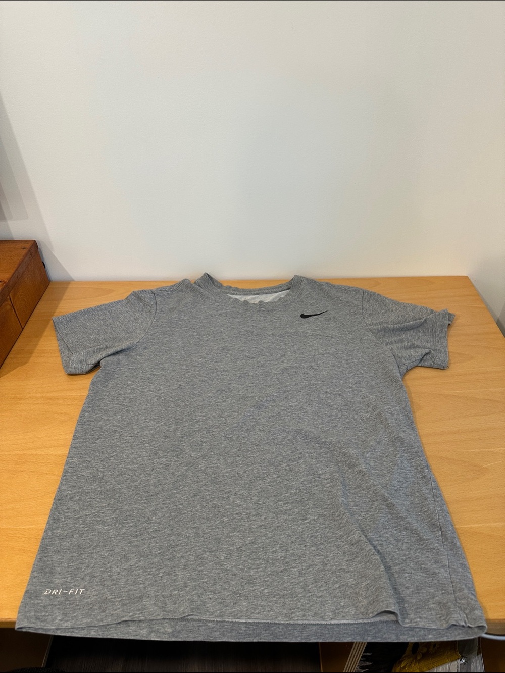 Nike Men's Grey Dri-FIT Short Sleeve Tee